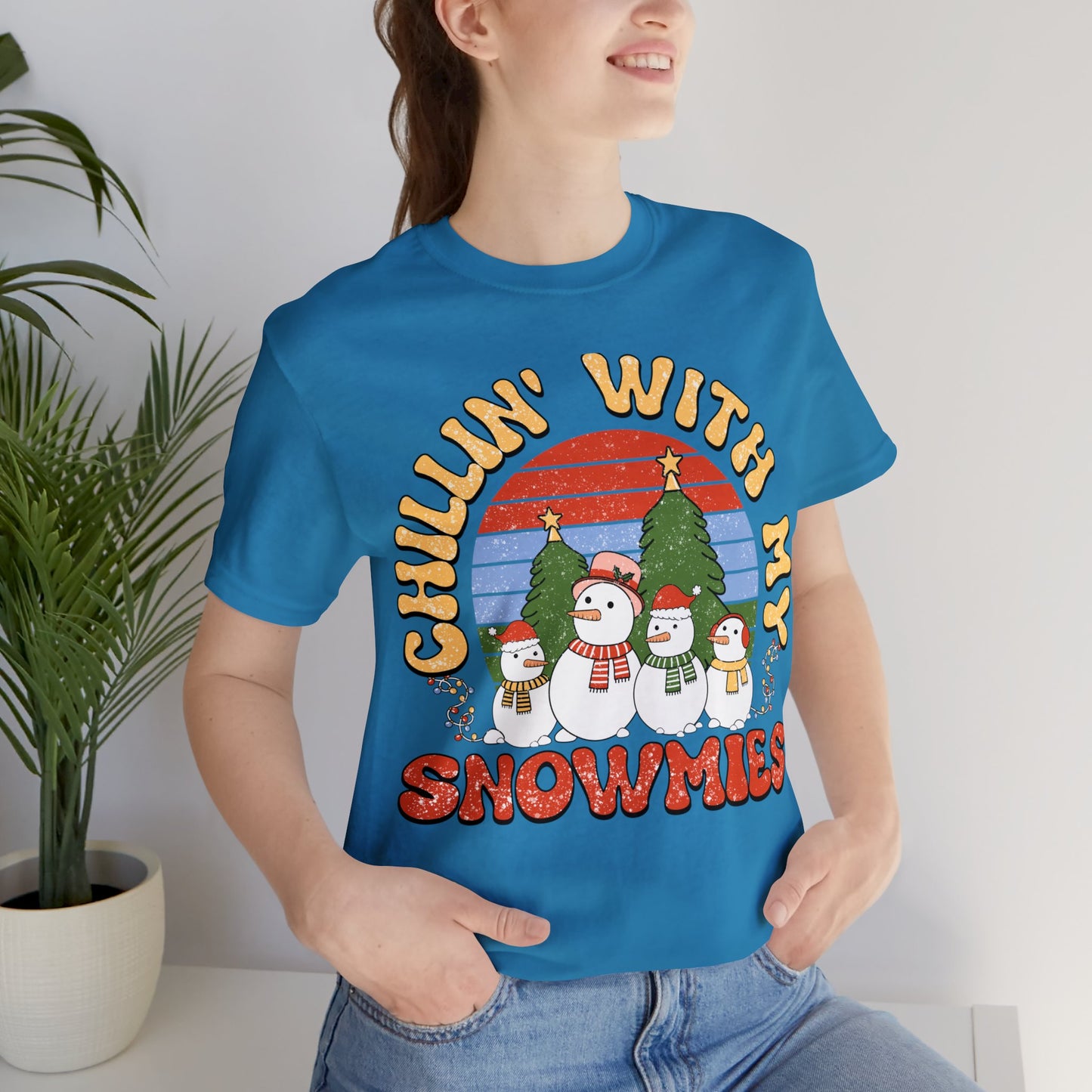 Chillin with my snowmies tee